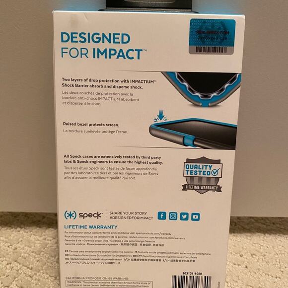 New iPhone X 8 SPECK Presidio grip Phone Case - Picture 2 of 4